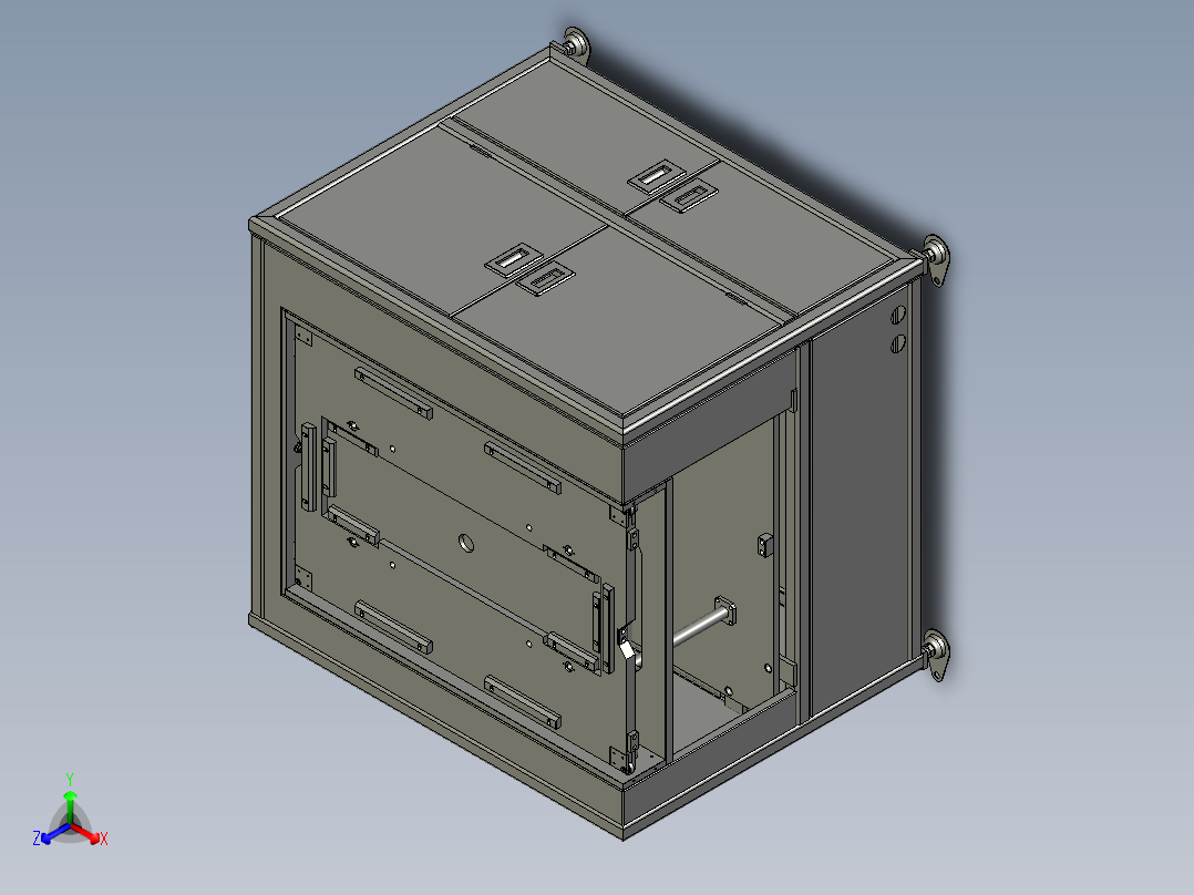 升降机正等轴测图