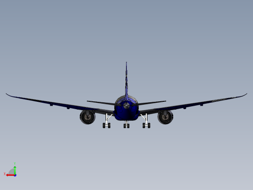 波音787梦幻客机后视缩略图