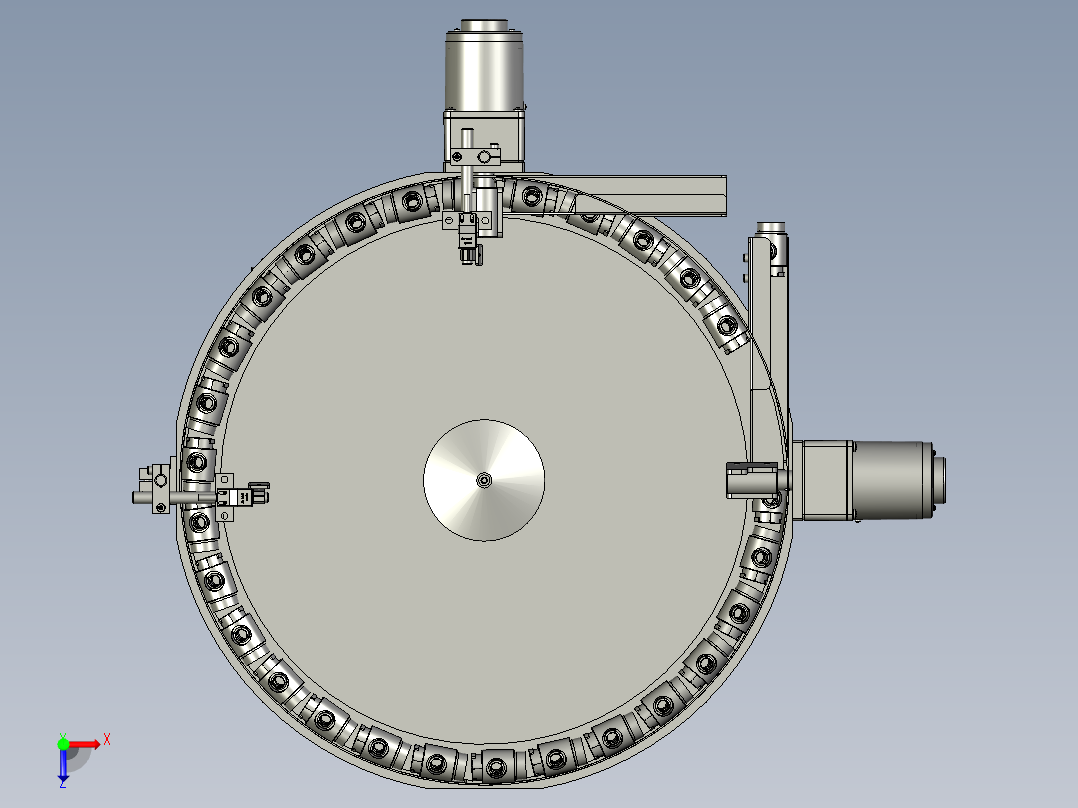 RDM01-03-04-00离心上料机总装俯视图