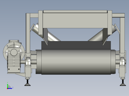 具有防尘功能的带式输送机左视缩略图