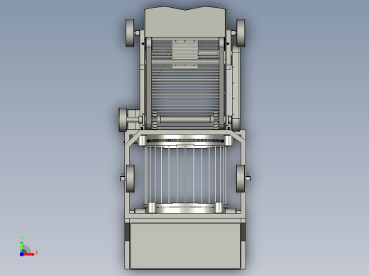 灌带收集机液压搂膜前视缩略图