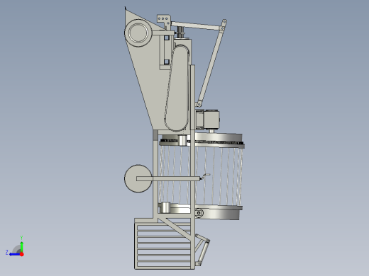 灌带收集机液压搂膜右视缩略图