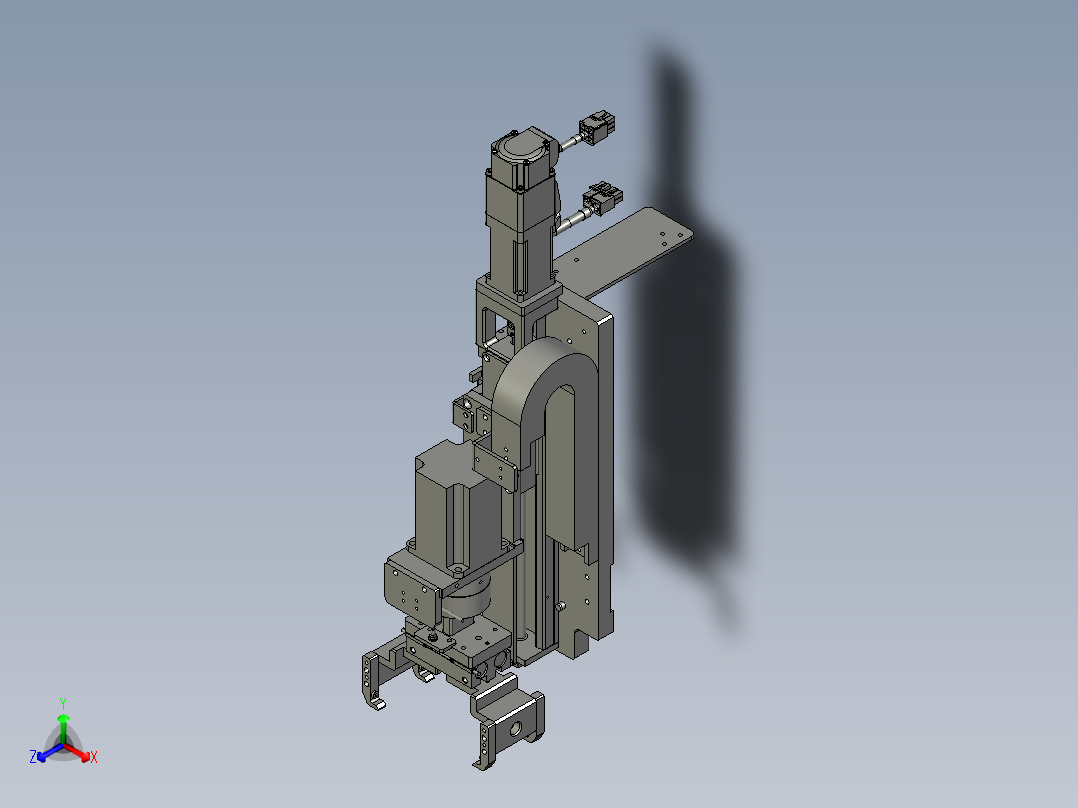 TW18A52V10-03-01-07-00下料机械手Z轴主视图