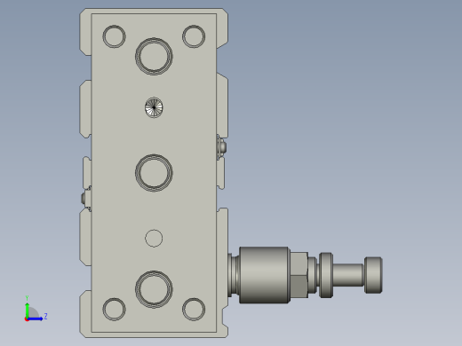 气缸TCL12x60S(0)+(CS1-G-2)左视缩略图
