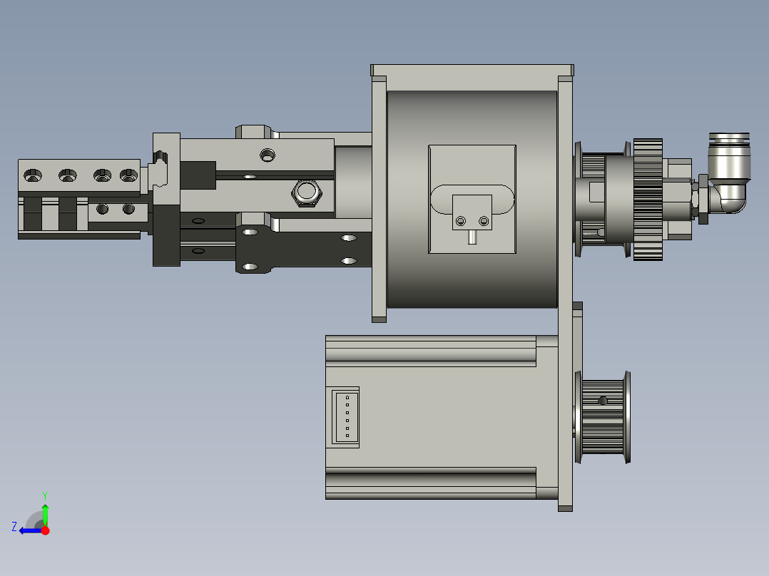 2018SOLIDWORKS1201破铝箔旋转机构右视图