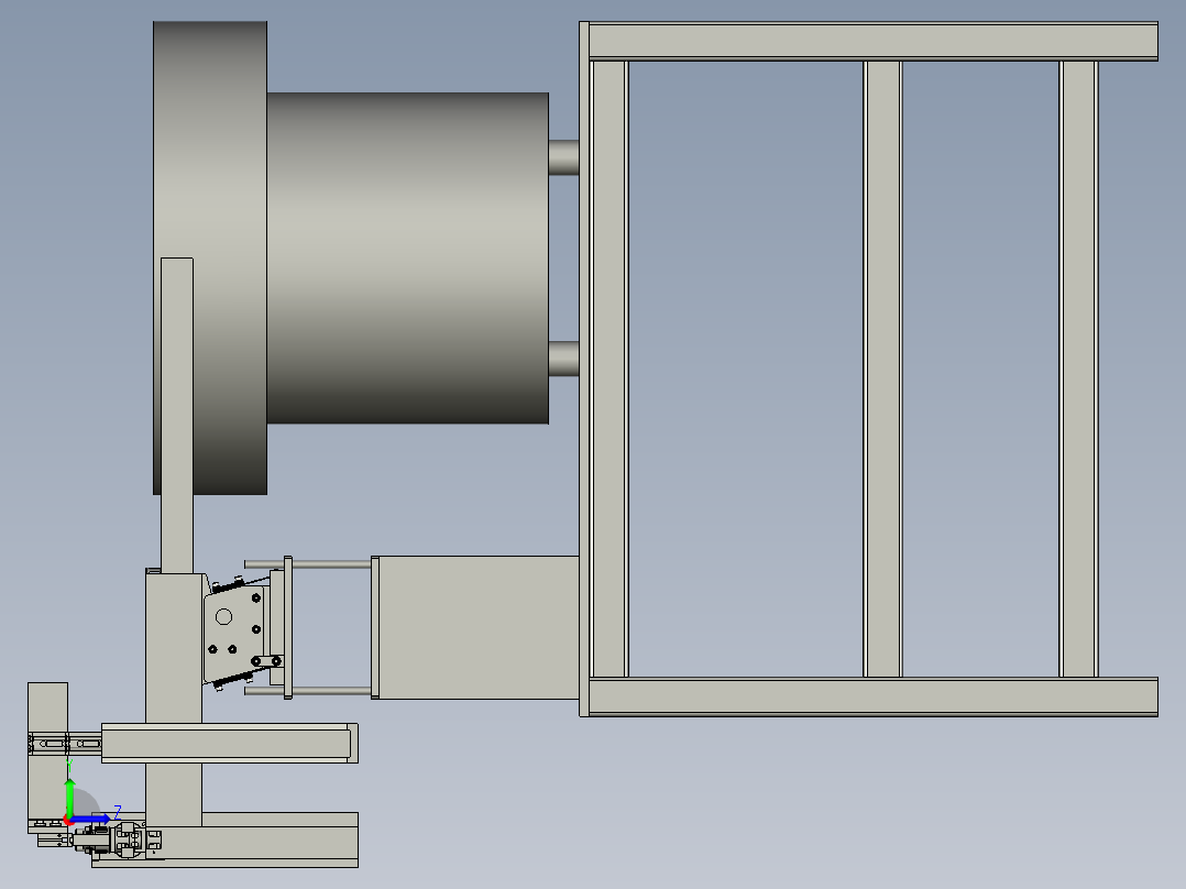 弹簧导向器上料总成左视图