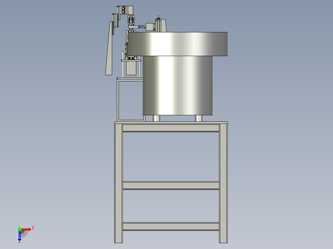弹簧导向器上料总成俯视图