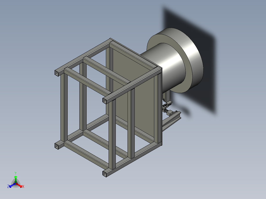 弹簧导向器上料总成正等轴测图