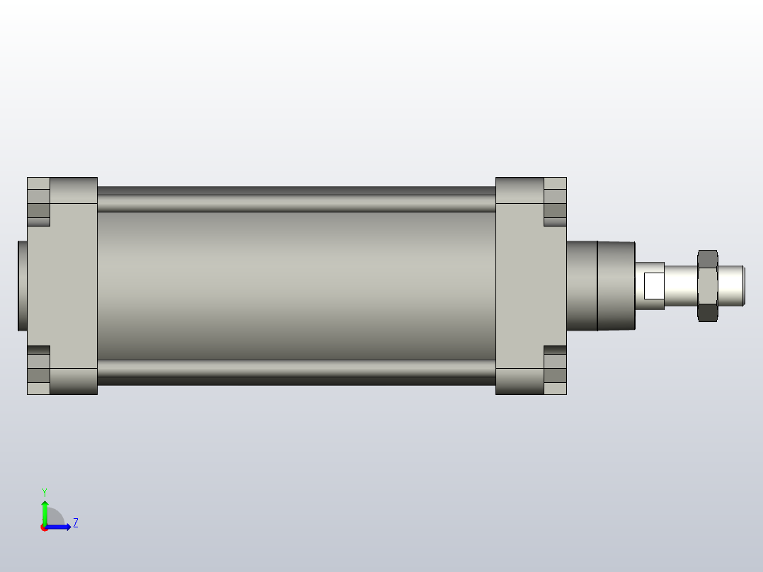 FESTO气缸DNG-125-200-PPV-A---_0_左视图