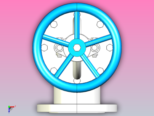 J44W角式截止阀[J44W-16P(R)]100俯视缩略图