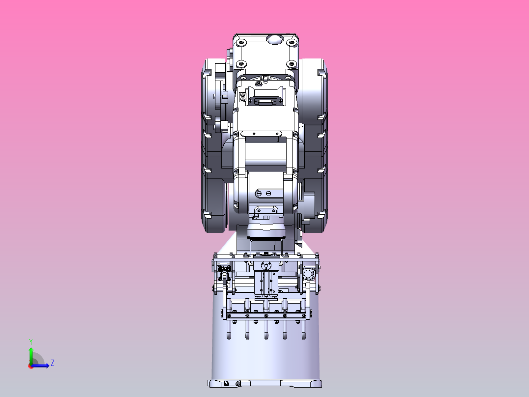 码垛机械手主视图