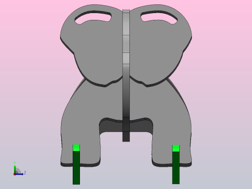 大象木马摇摇椅左视缩略图