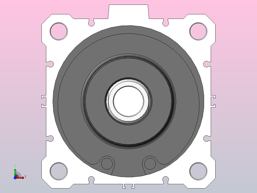 气缸CQ2A100-15D前视图