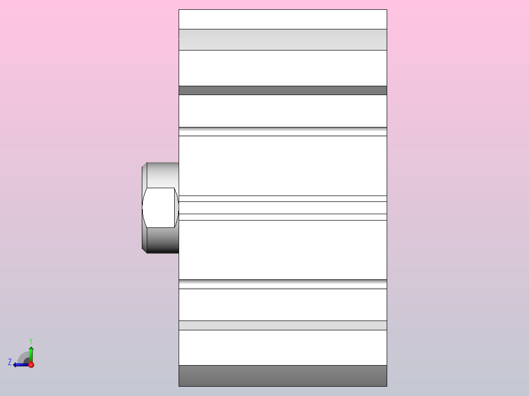 气缸CQ2A100-15D右视图