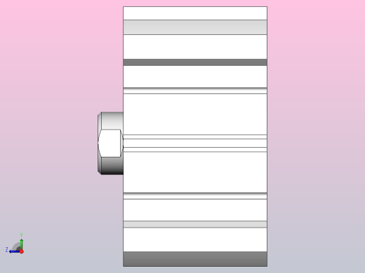 气缸CQ2A100-15D右视缩略图