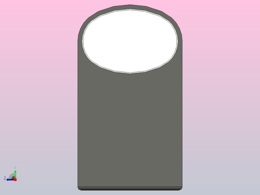 GN 334-36-400-椭圆管状手柄拉手把手手柄右视缩略图