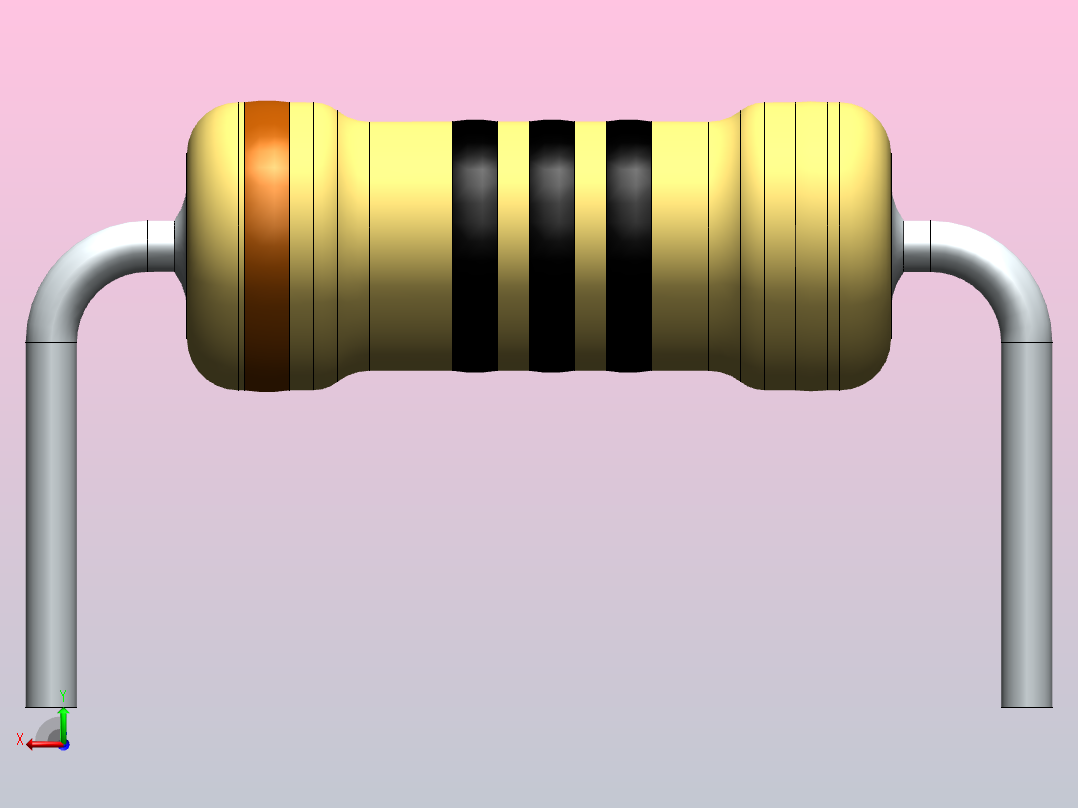 电阻器组RES_AH_W_R_%后视图