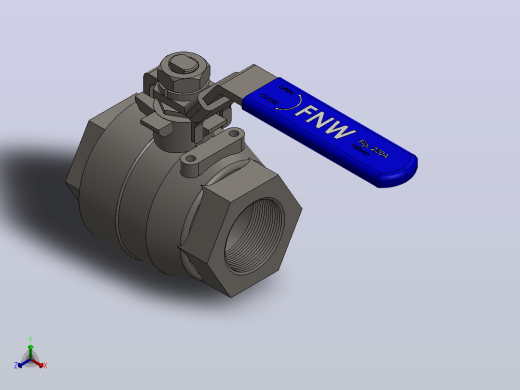 FNW-FNW220ASEK二片式内螺纹球阀