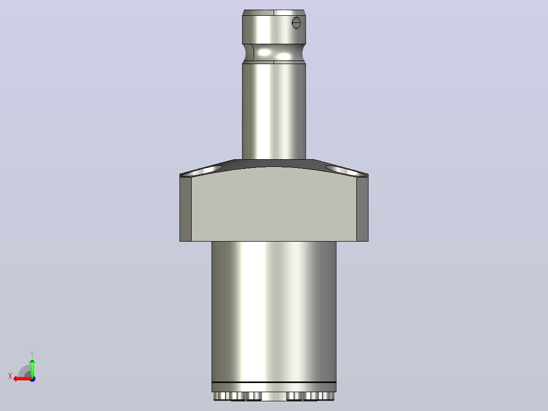 HTLA1001-2CR上法兰旋转式夹紧器后视图