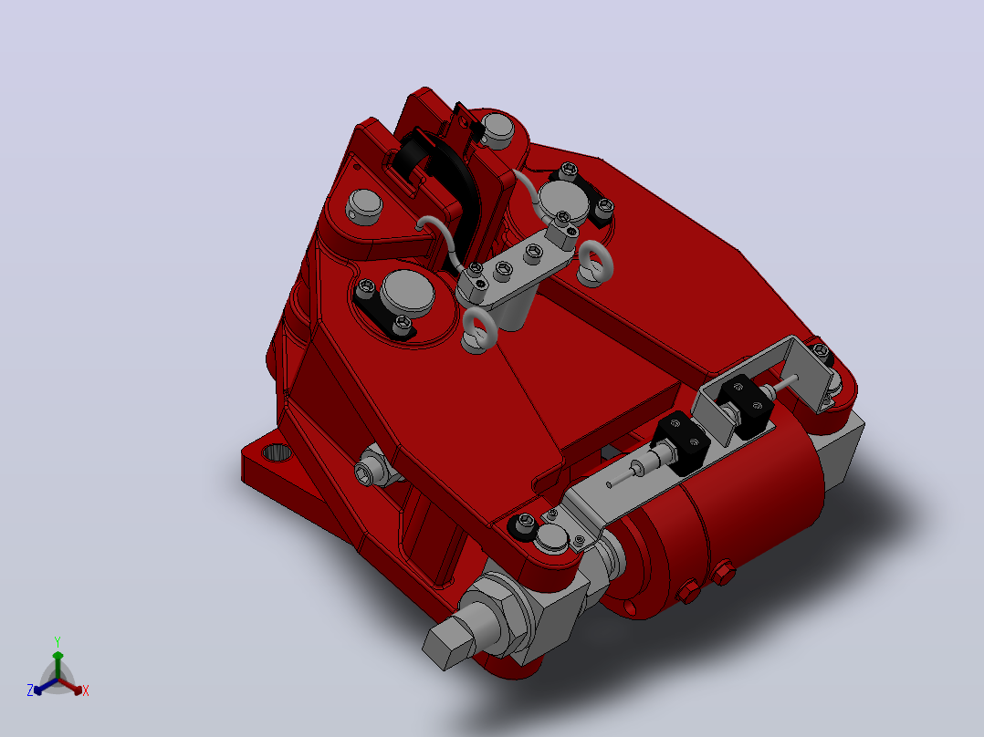 SBD-A安全制动器_SBD100-A-1000×30ⅠRL.WL.CL主视图