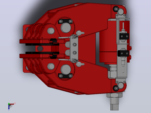SBD-A安全制动器_SBD100-A-1000×30ⅠRL.WL.CL俯视缩略图