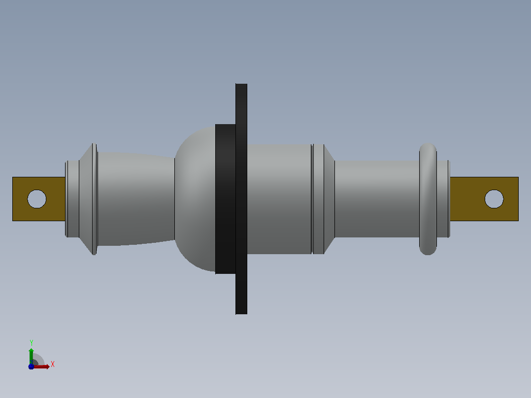 CB-10-12KV╱630A户内高压陶瓷穿墙套管[CB-10／600]前视图