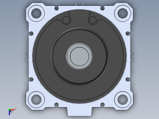 SMC CDQ2B100-10D气缸俯视缩略图