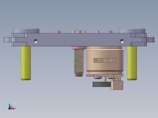 华为5G升降机电机自动锁螺丝治具sw17可编辑前视缩略图