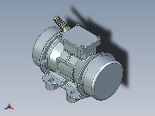 KBM-6-2型振动电机stp正等轴测缩略图