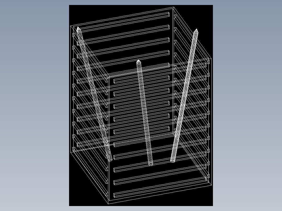 室内家具及植物的维模型十二-B070