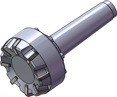 Φ77毫米负前角端铣刀2014
