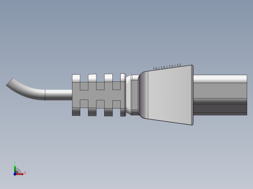 SolidWorks 插头设计前视缩略图