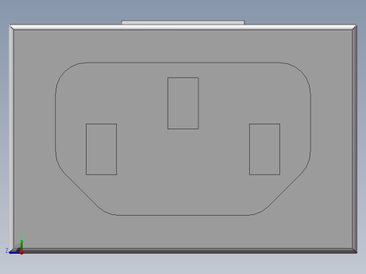 SolidWorks 插头设计右视缩略图