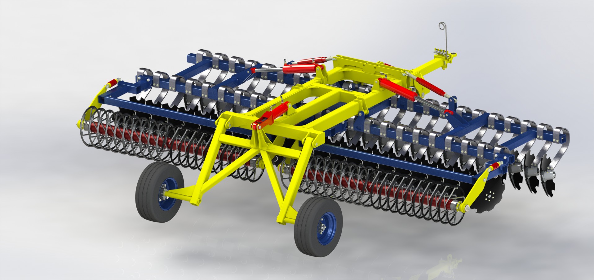 Anton的圆盘耙三维建模图纸 step格式