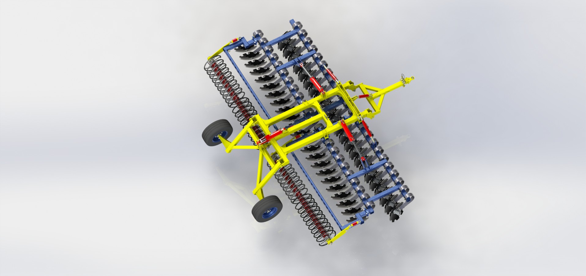 Anton的圆盘耙三维建模图纸 step格式