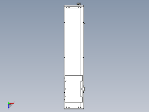 Toyo东佑达直线模组-ECH17-550-BM-750W+煞車俯视缩略图