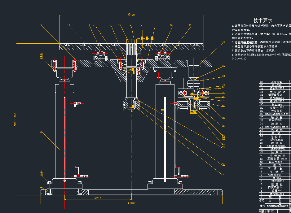 飞行模拟转台设计