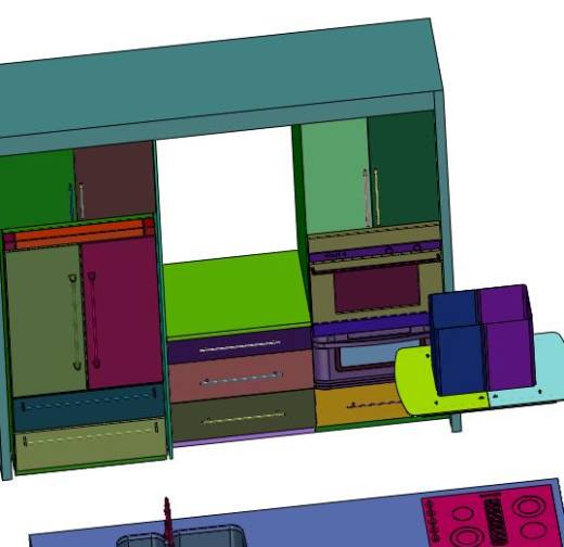 现代欧式整体开放式厨房缩略图