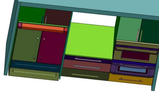 现代欧式整体开放式厨房缩略图