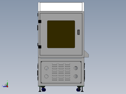 手机焊接机 3D模型自动化设备3D图纸3D模型右视缩略图