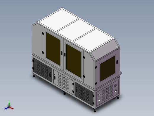手机焊接机 3D模型自动化设备3D图纸3D模型正等轴测缩略图