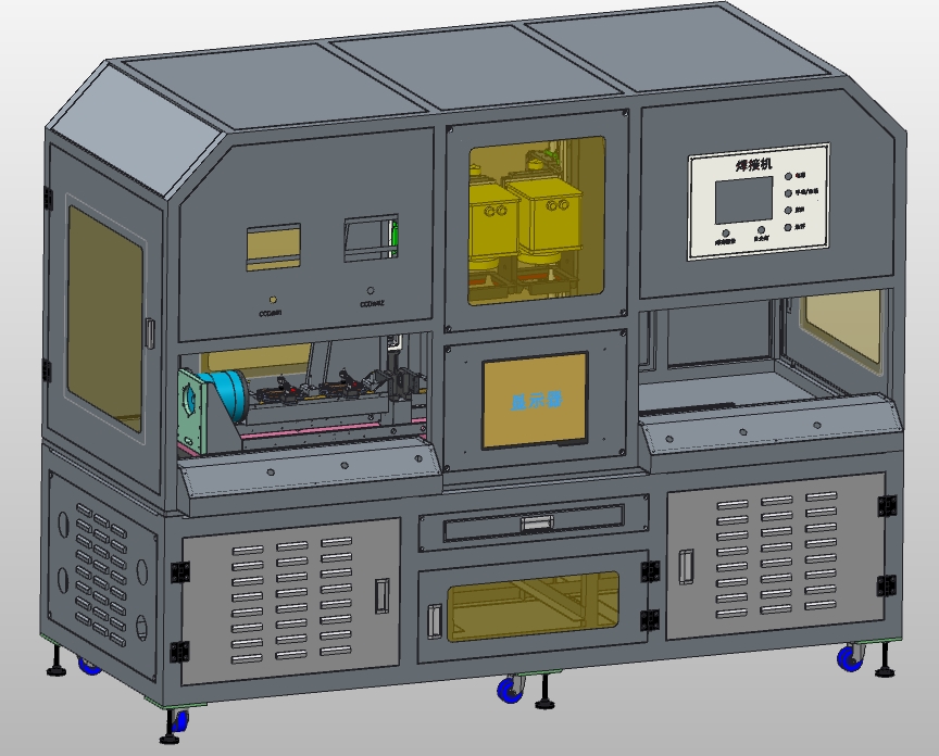 手机焊接机 3D模型自动化设备3D图纸3D模型