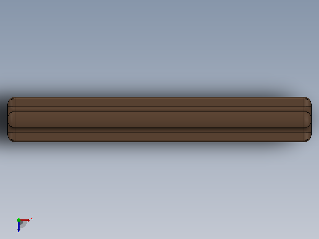 乐高机械组车桥-3705 OldBrown Technic Axle 4俯视图