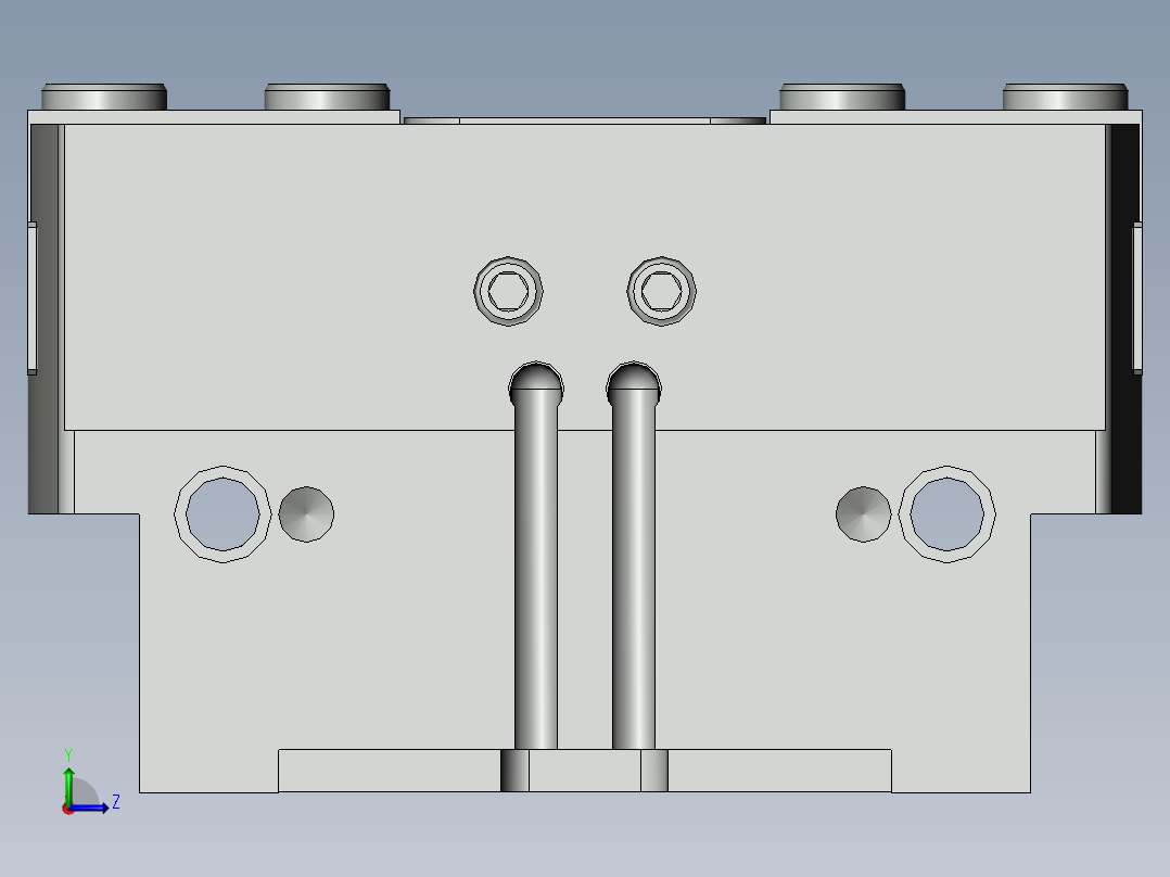 费斯托气缸HGPT-35-A-B左视图