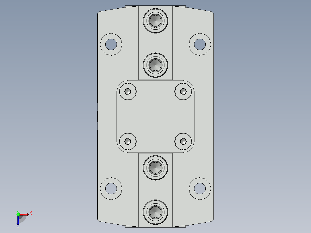 费斯托气缸HGPT-35-A-B俯视图