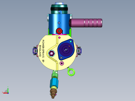 五金喷涂同心喷枪后视缩略图