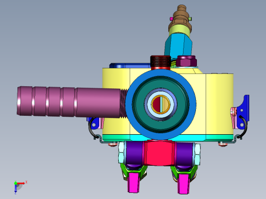 五金喷涂同心喷枪俯视缩略图