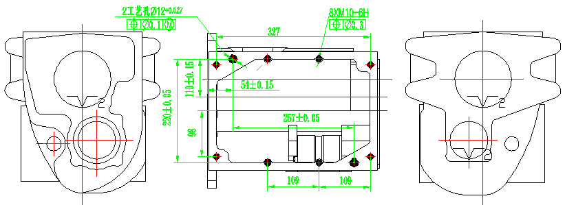 汽车变速箱加工工艺及粗铣前后端面夹具设计(包含cad图纸+说明书)50