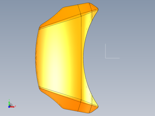 汽车引擎盖内板--catia前视缩略图