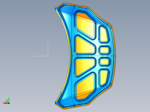 汽车引擎盖内板--catia后视缩略图